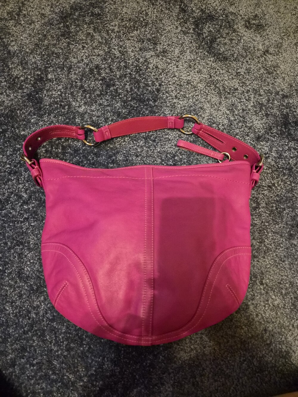 Coach Y2k 2004 Soho Hobo Leather Fushia Pink